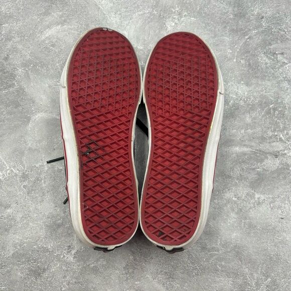 VANS Off The Wall Mens Black Low Top Skateboard Sneaker Size 10 Streetwear - Picture 7 of 15